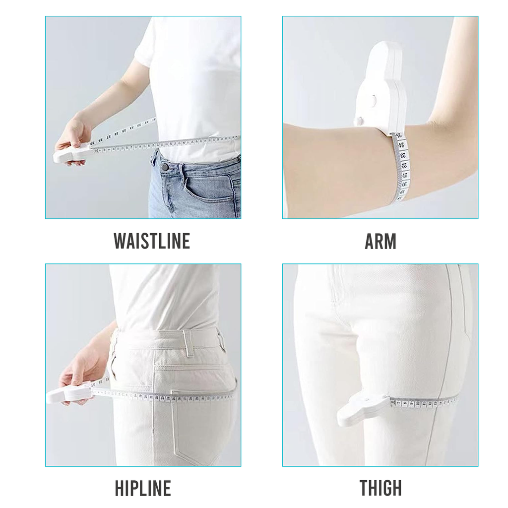 Y-Shaped Retractable Measuring Tape, Body Circumference Ruler