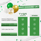 Birthday Balloon Decoration Set, Green, 16 Balloons