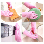 Dishwashing Gloves, Waterproof Non Slip Reusable, 1 Pair