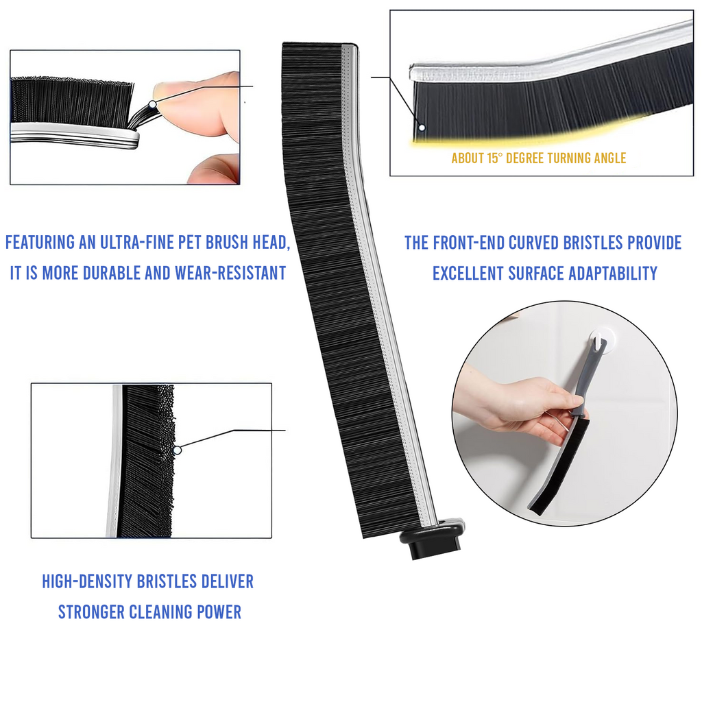 Hard Bristle Gutter Cleaner Brush, Durable Dusting Tool