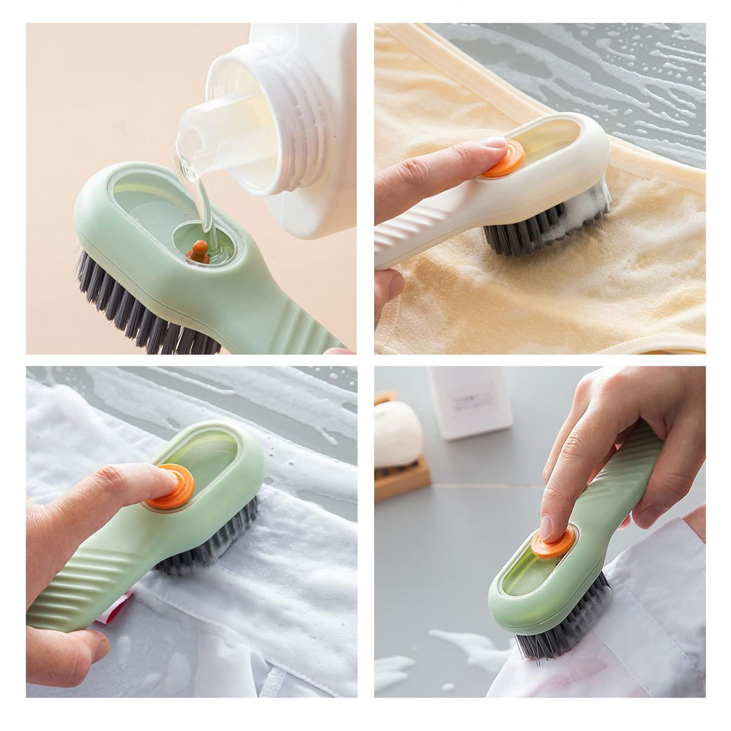 Liquid Shoe Cleaning Brush, Soft Bristle Design
