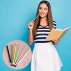 Pencils with Eraser, Reusable Inkless Design, Pack of 6