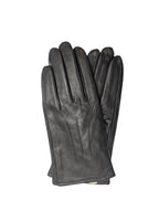 Women’s Leather Gloves, 3 Point Stitch, Polyester Lining, Black