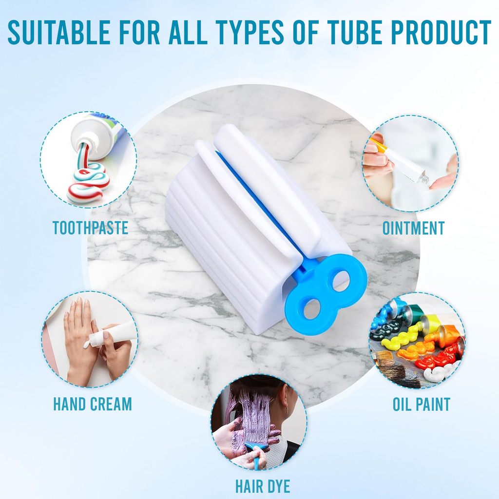Toothpaste Squeezer Tool, Easy Tube Press Design, Pack of 1