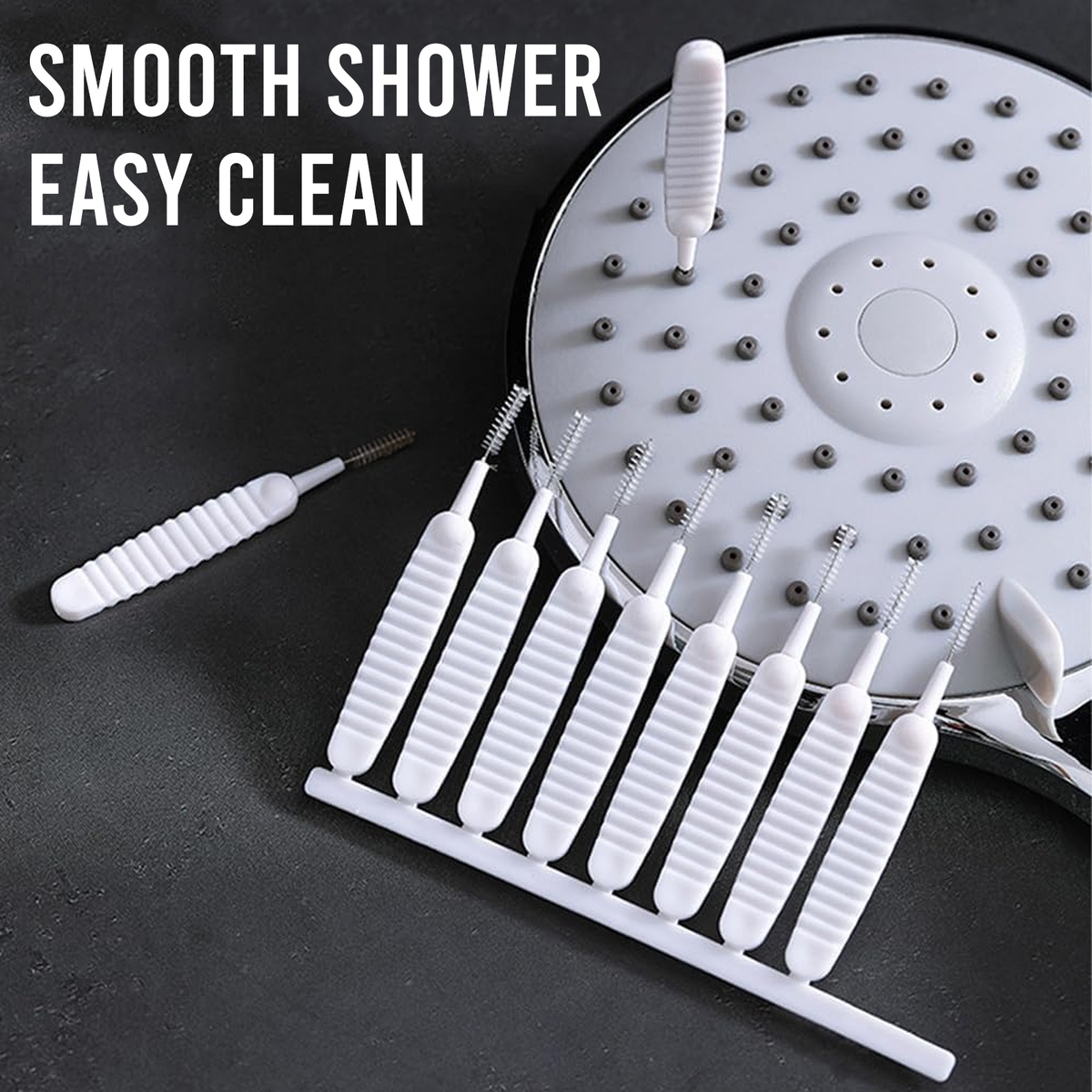 Mini Shower Cleaning Brushes, Small Hole Detail Brush, Pack of 10
