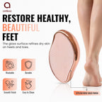 Nano Glass Foot File, Callus & Hard Skin Remover, Rose Gold