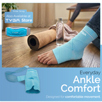 Ankle Support Brace with Adjustable Strap, Compression Stability Sleeve