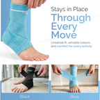 Ankle Support Brace with Adjustable Strap, Compression Stability Sleeve