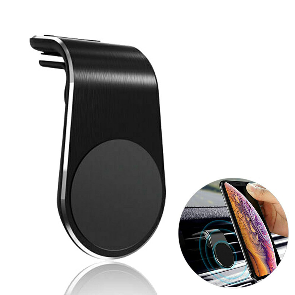 Magnetic Car Phone Holder, Air Vent Clip Mount