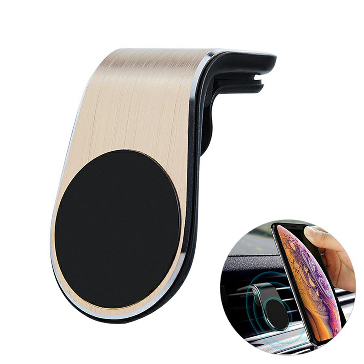 Magnetic Car Phone Holder, Air Vent Clip Mount