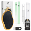Glass Foot & Nail Care Set, Nano Foot File & Nail Files, Set of 3