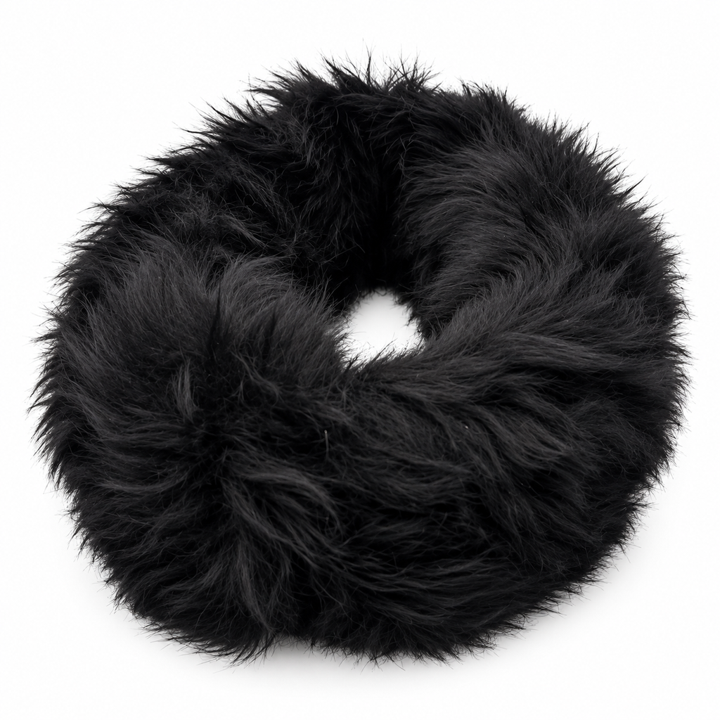 Women’s Sheepskin Headband, Black