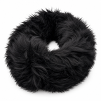 Women’s Sheepskin Headband, Black