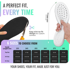 Breathable Memory Foam Insoles, Super Soft Comfort, Shock Absorption