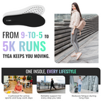 Breathable Memory Foam Insoles, Super Soft Comfort, Shock Absorption