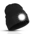 LED Beanie Hat, Rechargeable USB Light