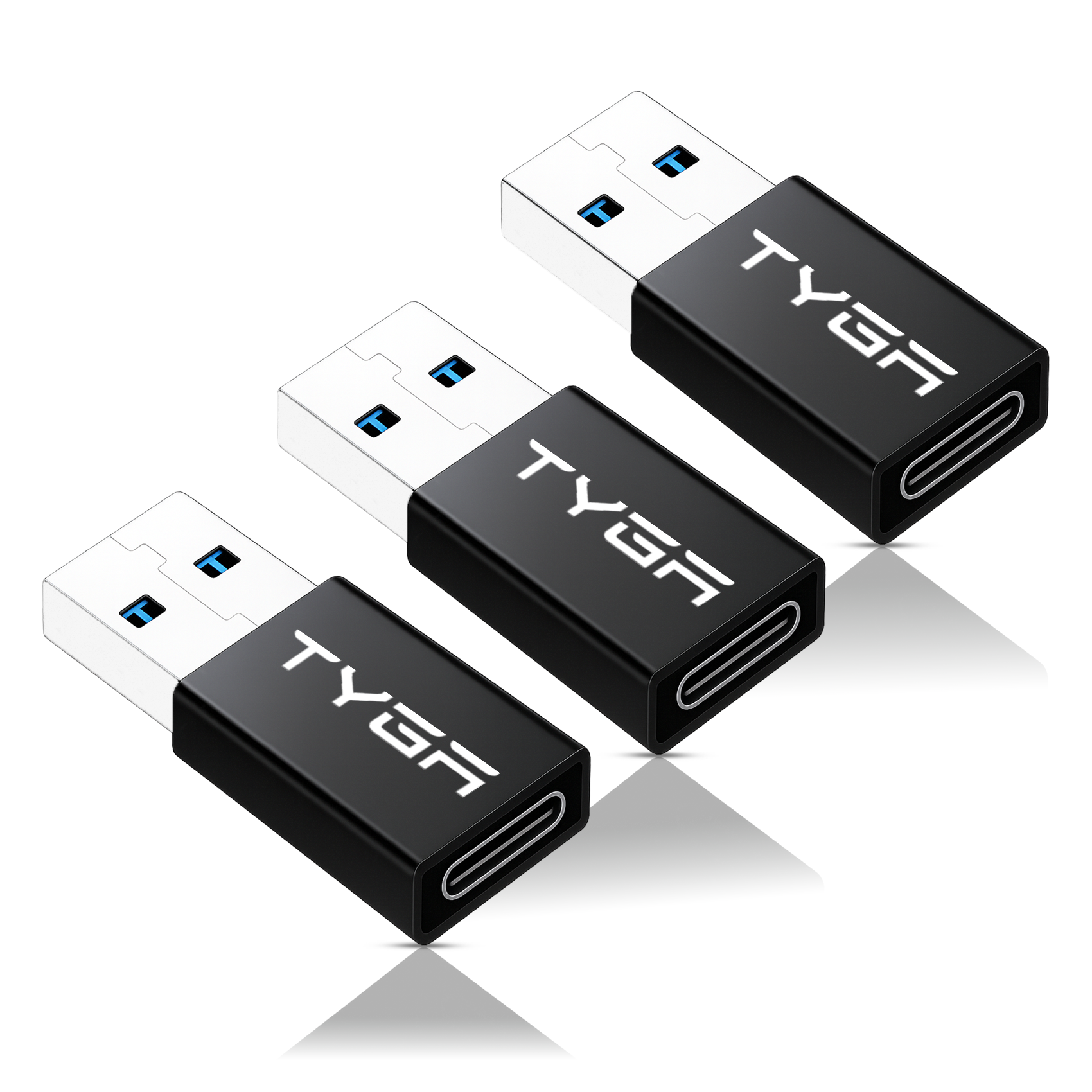 USB-C to USB-A Adapter, 5Gbps, 3.0/3.2 Data Transfer, Sync & Charge