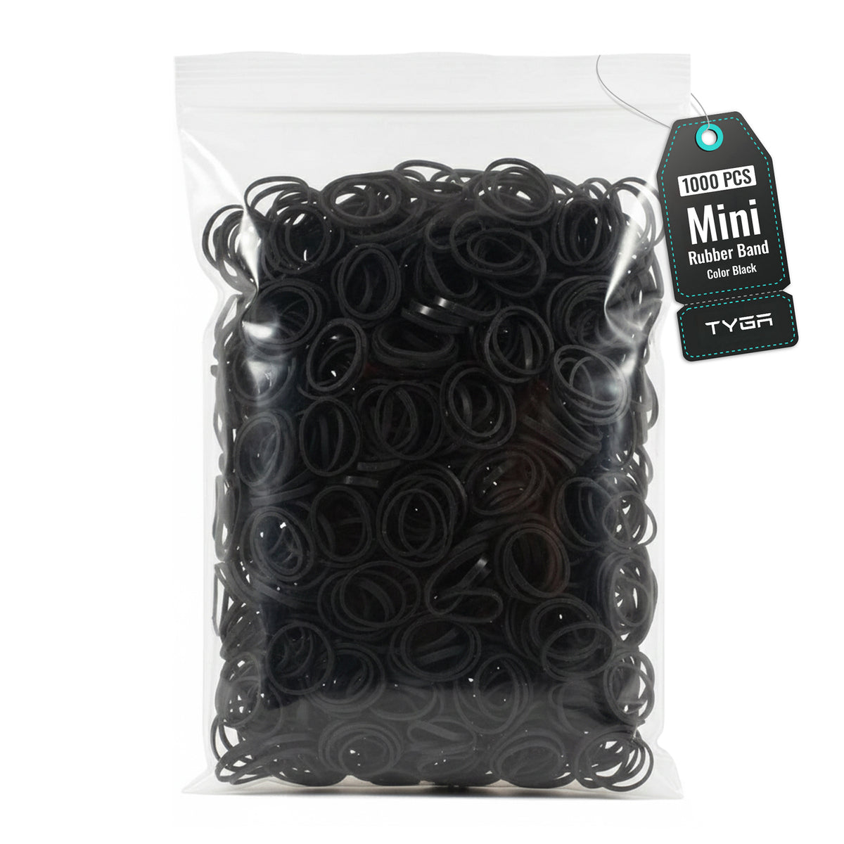 Mini Hair Elastic Bands for Braids, Pack of 1,000