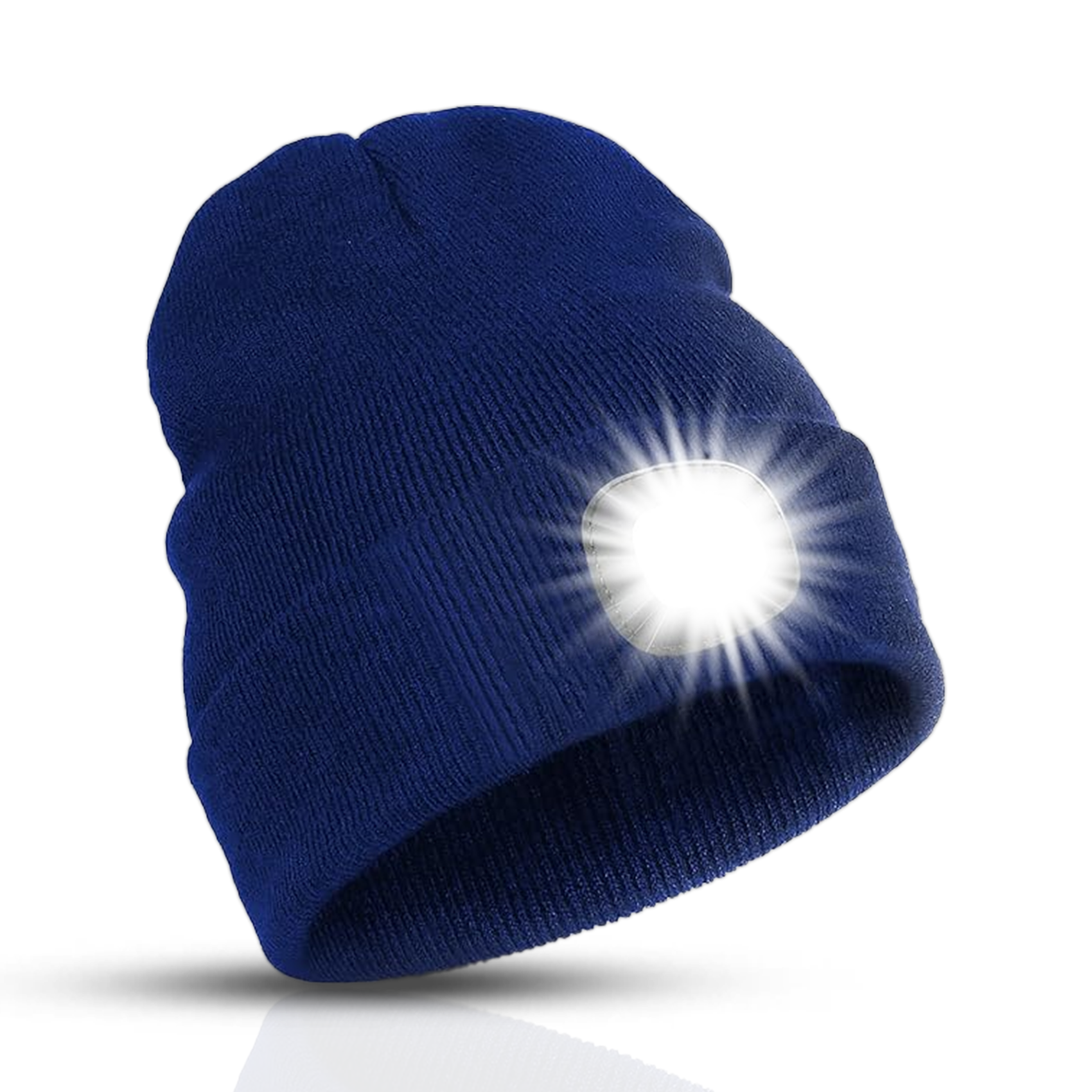 LED Beanie Hat, Rechargeable USB Light