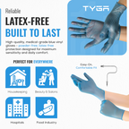Vinyl Gloves, Disposable Latex Free