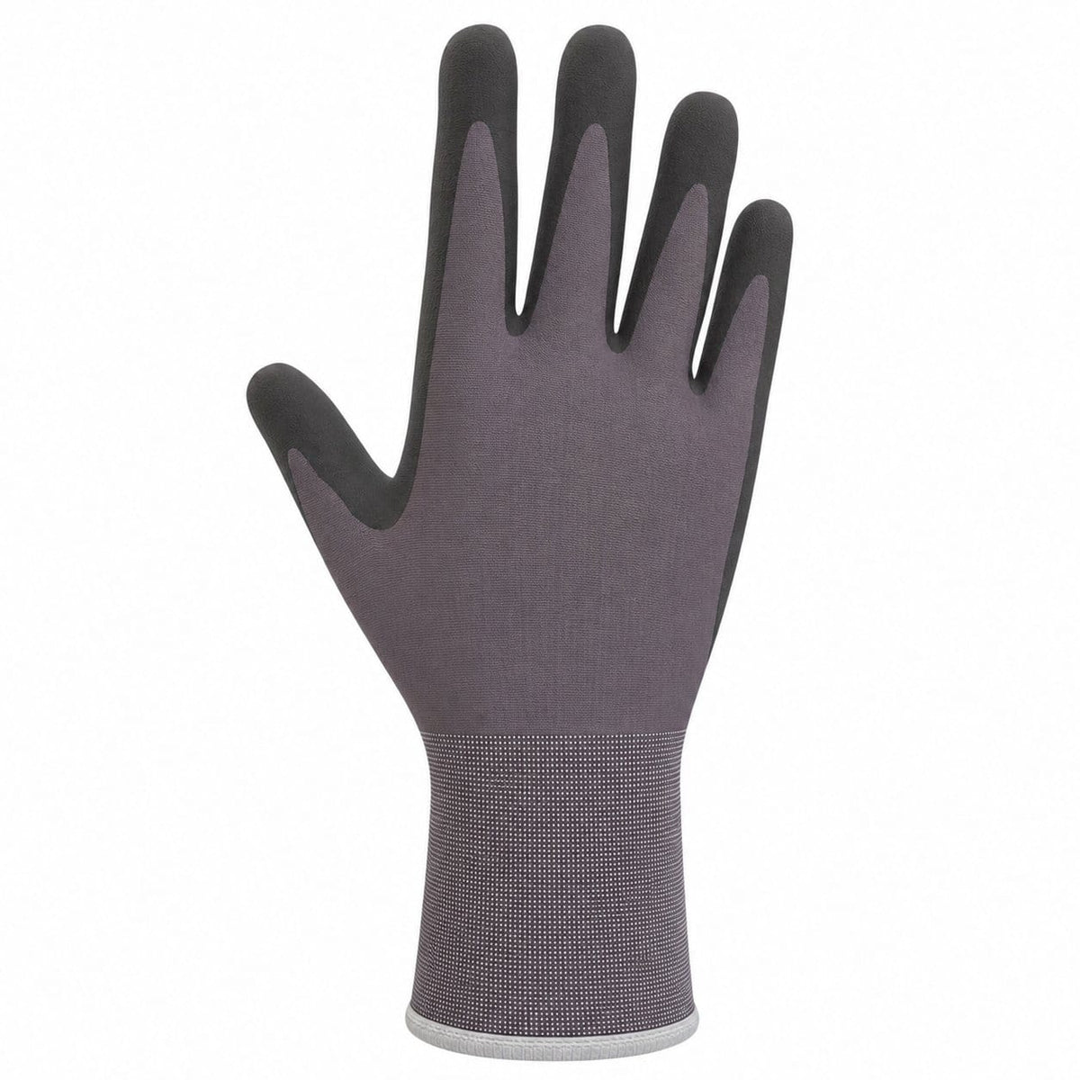 Breathable Nitrile Foam Work Gloves, Dot Grip Palm Design