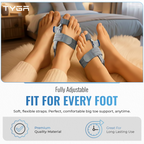 Bunion Corrector with Adjustable Knob, Toe Alignment & Pain Relief, Grey
