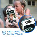Camera Lens Covers & Webcam Privacy Stickers, Black, Pack of 5