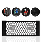 Elastic Car Boot Cargo Net, Mesh Storage Organiser, Black, 50 × 25cm