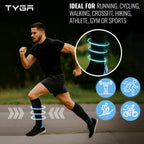 Compression Socks, 2 Pairs with Shoehorn