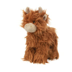 Highland Cow Plush Soft Toy, Hairy Fur & Soft Horns, Pack of 5