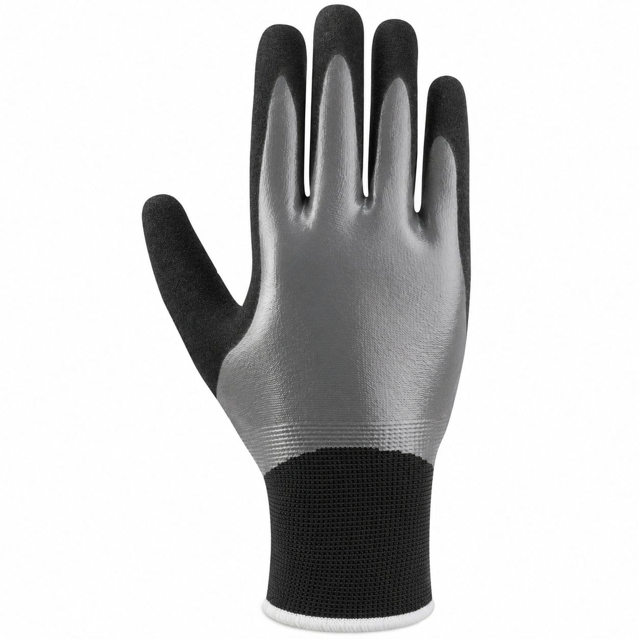 Oil Resistant Work Gloves, Nitrile Coated