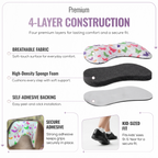 Kids Self Adhesive Heel Grips, Heel Cushion Pads, 1 Pair