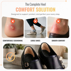 Wave Heel Grips, Self Adhesive Heel Cushion Pads, 1 Pair