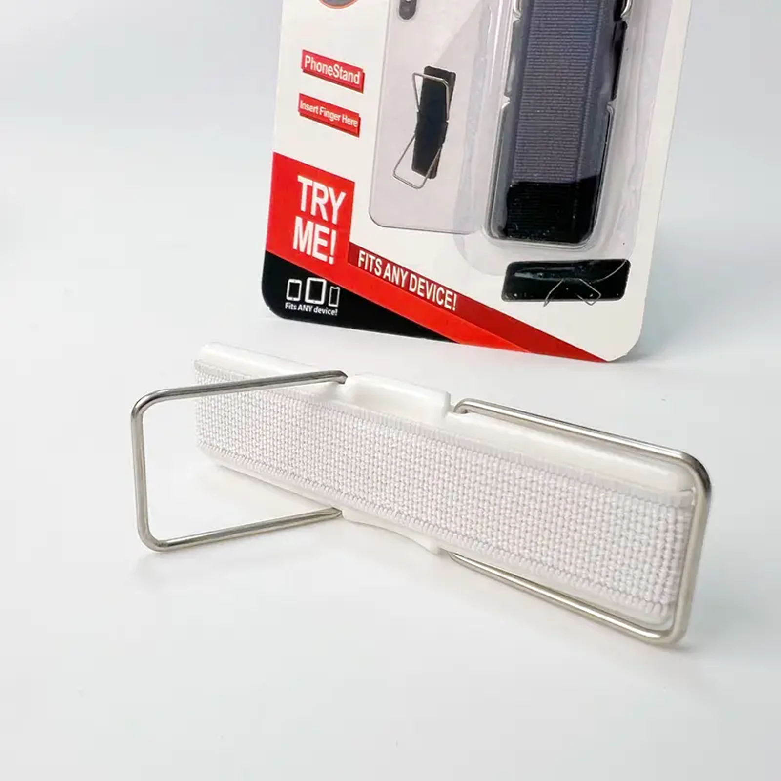 Mobile Phone Back Sticker with Hand Strap, Anti Fall Grip & Stand, Pack of 1