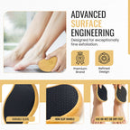 Nano Glass Foot File, Callus & Hard Skin Remover, Bamboo Black