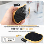Nano Glass Foot File, Callus & Hard Skin Remover, Bamboo Black