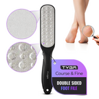 Double Sided Foot File Rasp, Coarse & Fine Callus Removal, Black