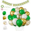 Birthday Balloon Decoration Set, Green, 16 Balloons