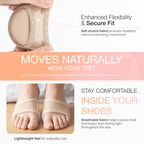 Forefoot Cushion Pads, Soft Sponge Metatarsal Support, 1 Pair