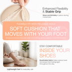 Forefoot Cushion Pads, Soft Sponge Shoe Inserts, 1 Pair