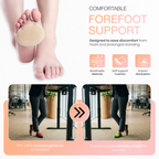 Forefoot Cushion Pads, Soft Sponge Half Insoles, 1 Pair