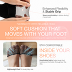 Forefoot Cushion Pads, Soft Sponge Metatarsal Inserts, 1 Pair
