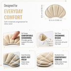 Shell Heel Cushion Pads, Self Adhesive Foam Heel Inserts, 1 Pair