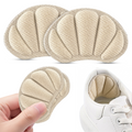 Shell Heel Cushion Pads, Self Adhesive Foam Heel Inserts, 1 Pair