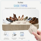 Self Adhesive Heel Cushion Pads, Heel Inserts, 1 Pair