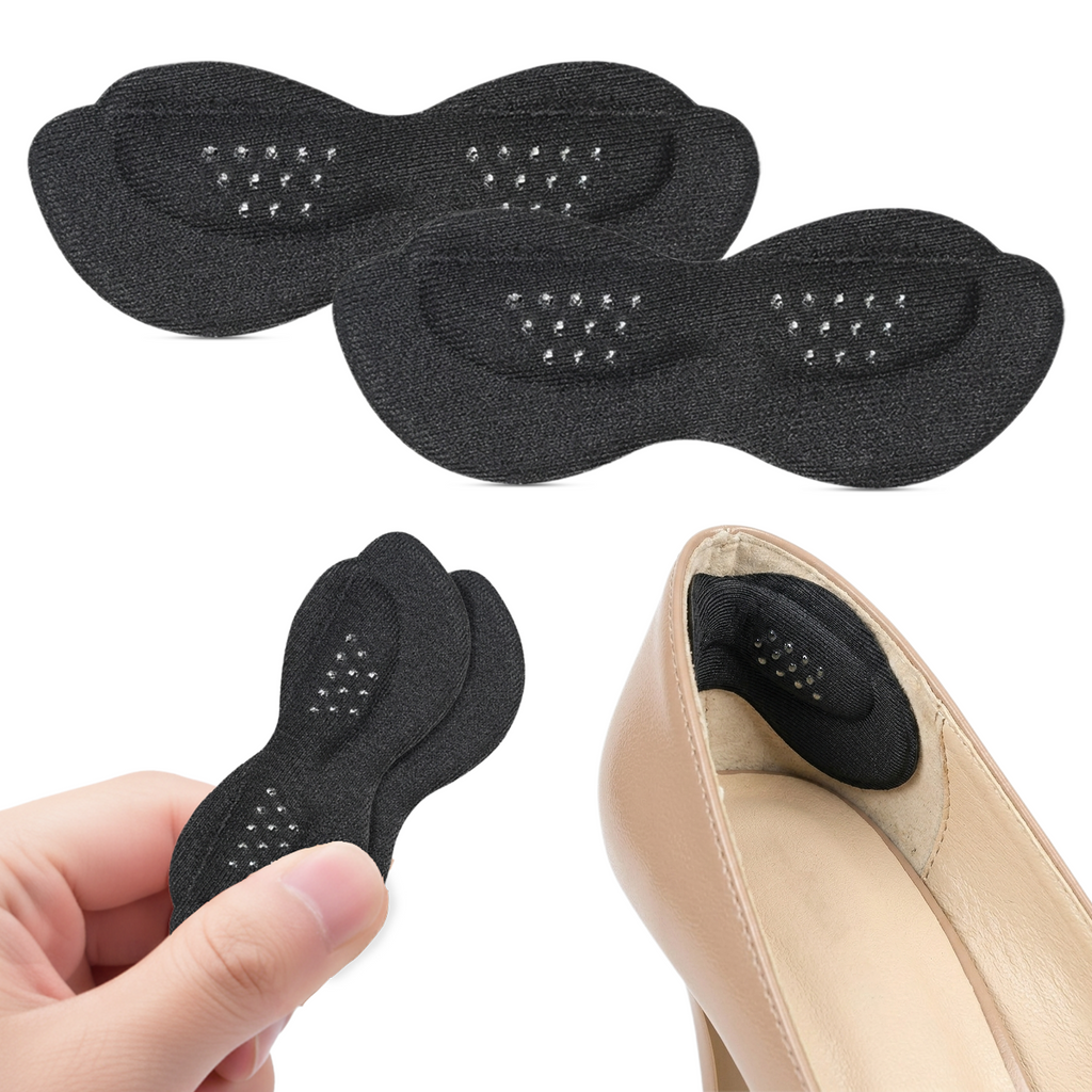 Self Adhesive Foam Heel Cushion Pads, Heel Inserts, 1 Pair