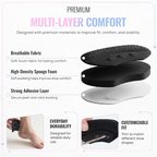 Self Adhesive Thick Heel Cushion Pads, Heel Inserts, 1 Pair