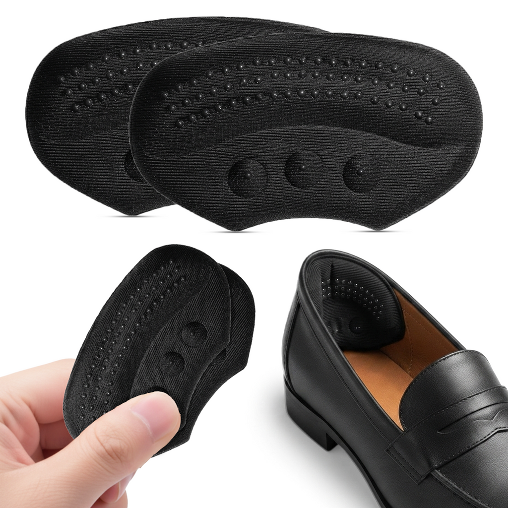 Self Adhesive Thick Heel Cushion Pads, Heel Inserts, 1 Pair