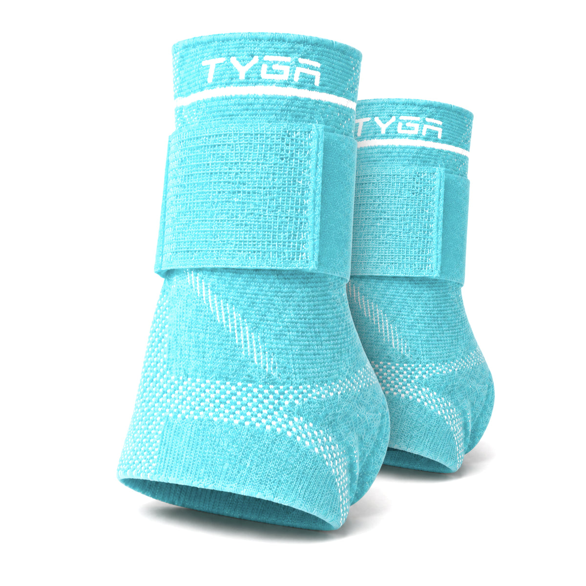 Adjustable Wrist Support Sleeves, Compression Strap, Blue, 1 Pair