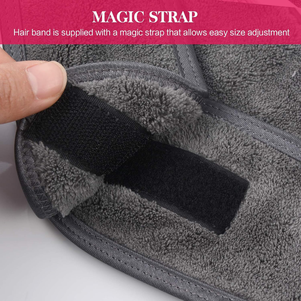 Adjustable Hair Tie Headband, Soft Non Slip Design, Pack of 1